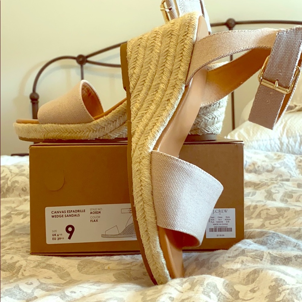 Size 9 new espadrilles
